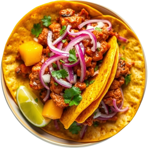 Al Pastor Taco dish