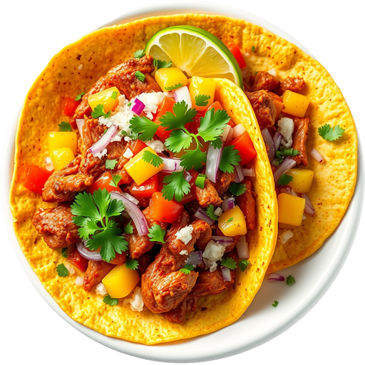 Al Pastor Taco dish
