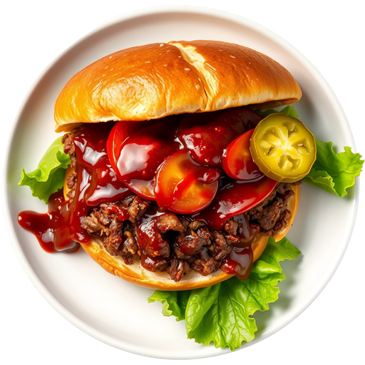 Barbecue Ground Beef Sandwich dish