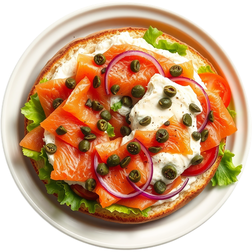 Bagel Supreme dish