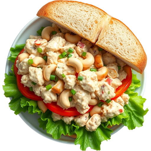 Cashew Chicken Salad Sandwich dish