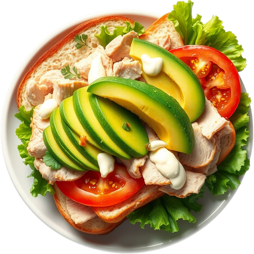 Turkey Avocado Sandwich dish