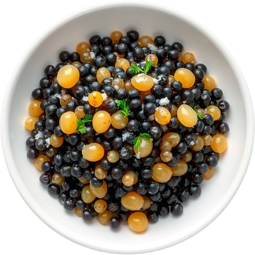 Caviar dish