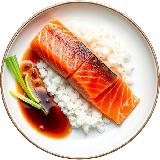 Salmon Sashimi dish