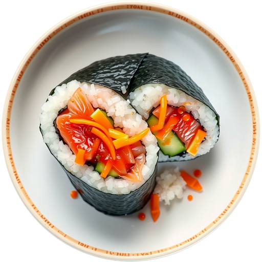 Crazy Yellow Tail Roll dish