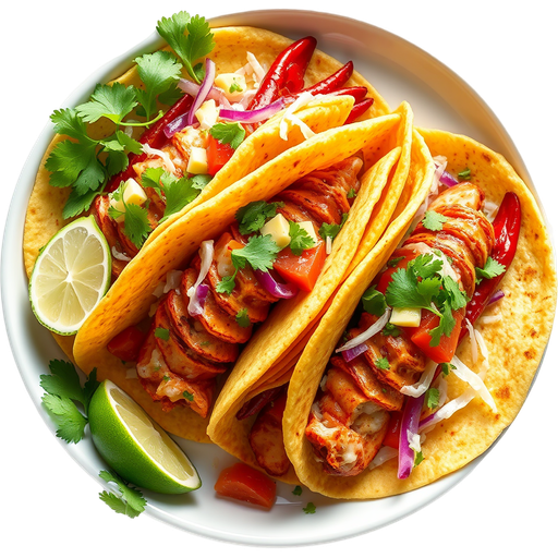 Langostino Tacos dish