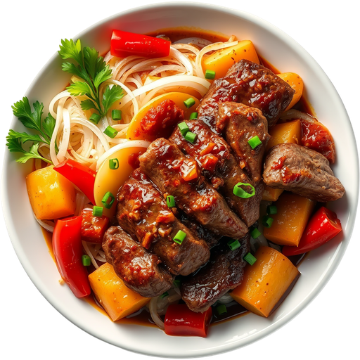 Steak Lomo Saltado dish