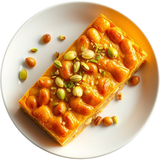 Pistachio Bucklava dish