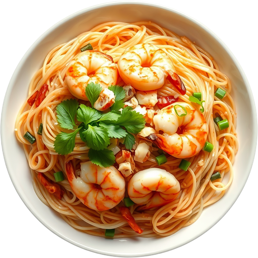 Shrimp Pad Thai dish