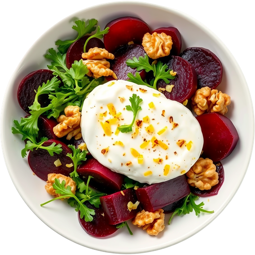 Burrata And Beet Salad dish