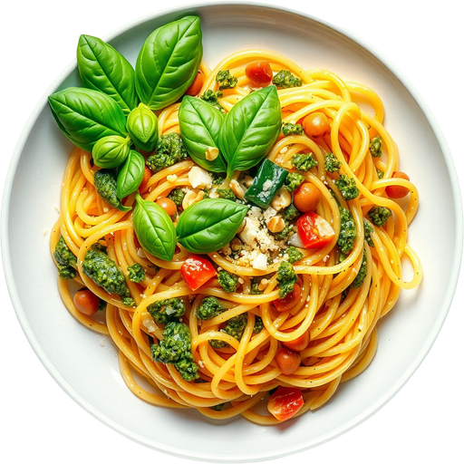 Pasta With Pesto Sauce dish