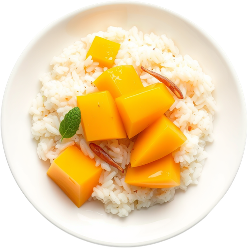 Mango with Sticky Rice dish