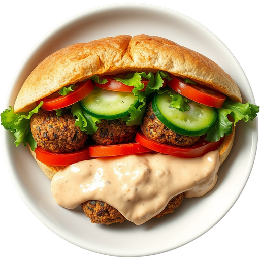 Falafel Sandwich dish