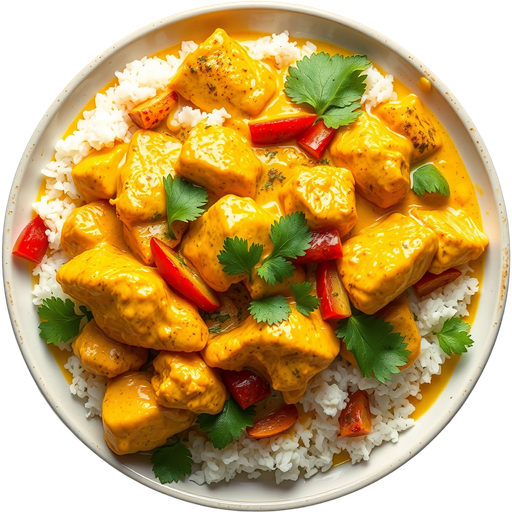 Yellow Curry Chicken dish