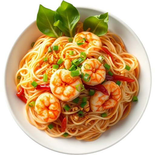 Shrimp Pad Thai dish