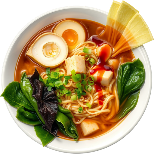 Sanju Broth Ramen dish