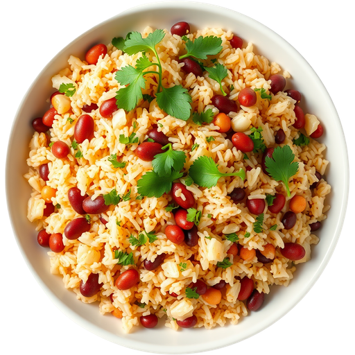 Rice and Beans dish