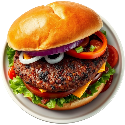 Buffalo Burger dish