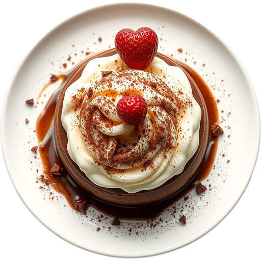 Chocolate Soufflet dish