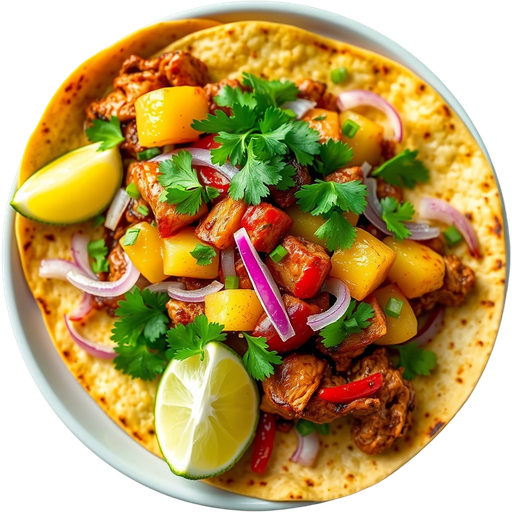 Al Pastor Taco dish