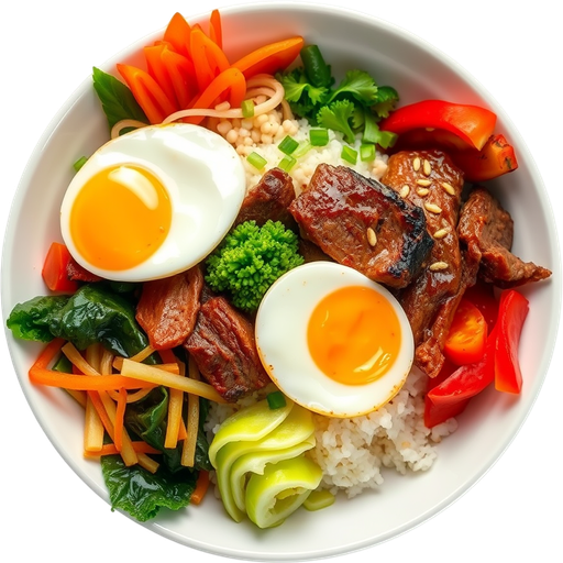 Beef Bibimbap dish