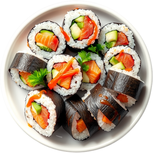 Fresh Sushi Rolls dish