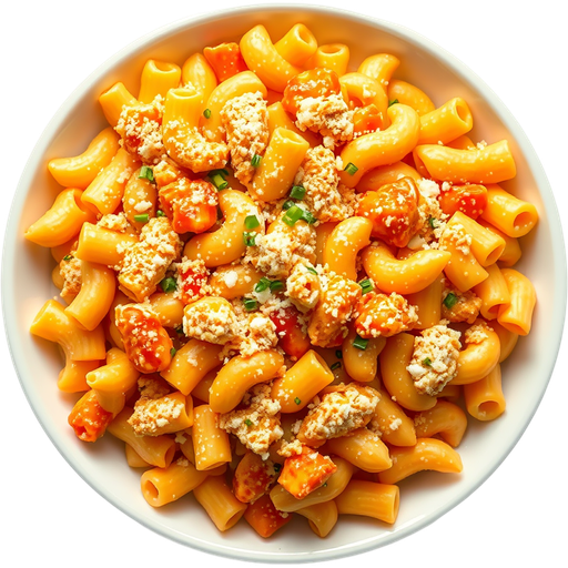 Buffalo Chicken Mac & Cheese dish
