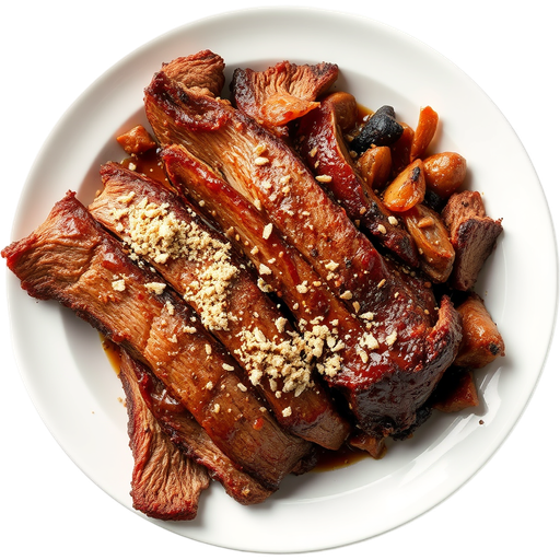 Texas Style Brisket dish