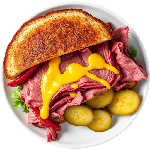 Corned Beef and Pastrami Sandwich dish