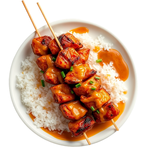 Chickun Satay dish