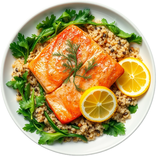 Salmon Fillet Plate dish