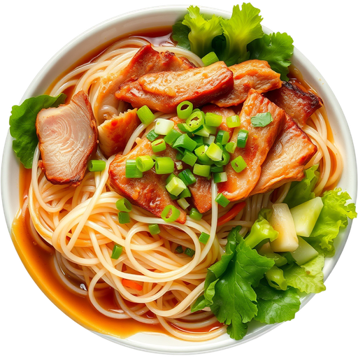 Banh Hoi Heo Quay Special Layer Noodles dish