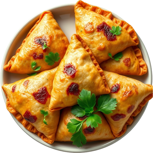 Veggie Samosas dish