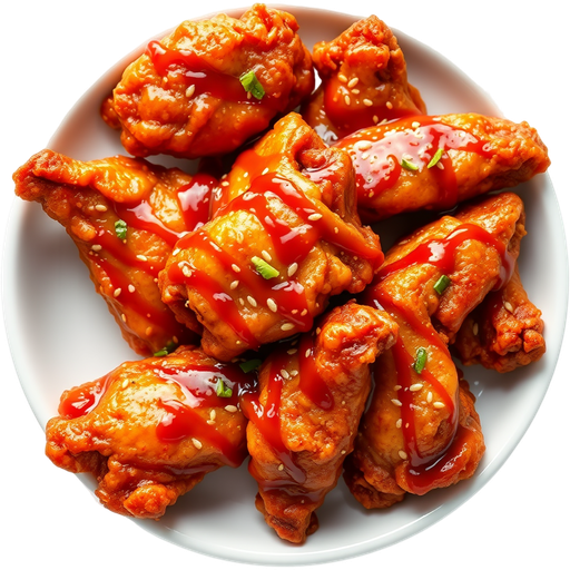 Korean Fried Chicken Wings dish