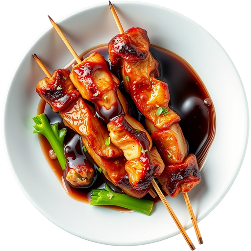 Pork Belly Skewers dish