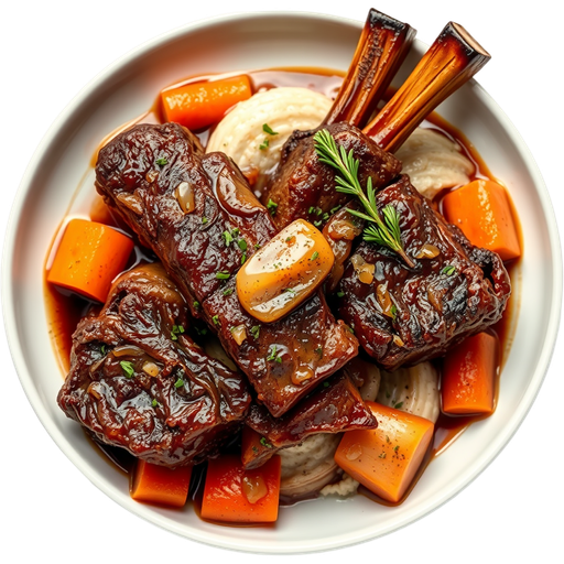Braised Short Ribs dish