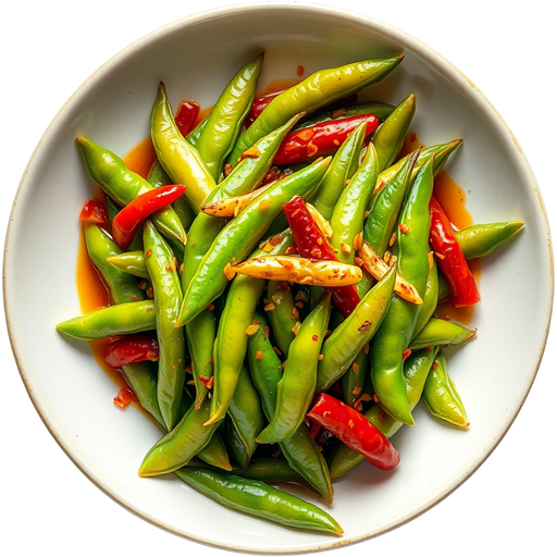 Wok Fired Edamame dish