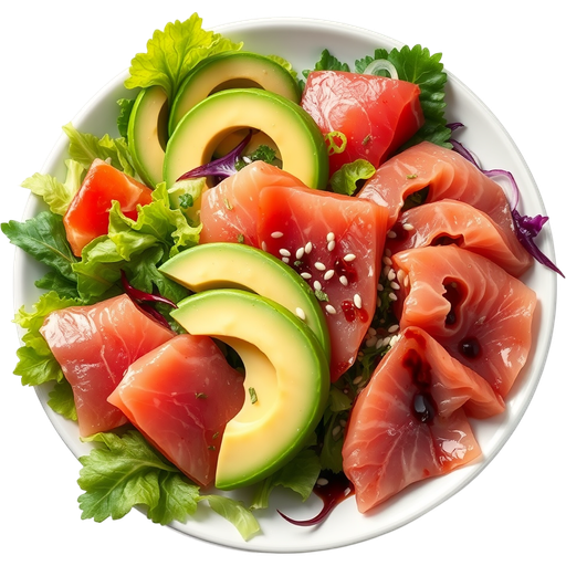 Sashimi Salad dish