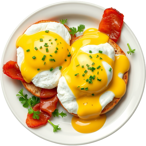 Eggs Benedict dish