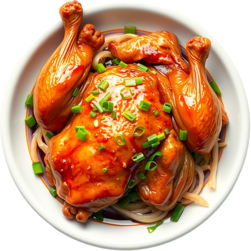 Whole Steamed Chicken dish