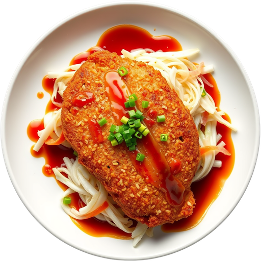 Spicy Tomkatsu dish