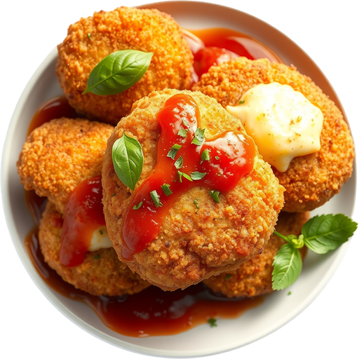Fried Mozzarella dish