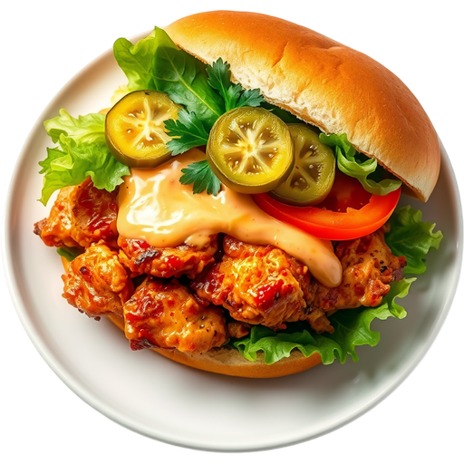 Chipotle Chicken Sandwich dish
