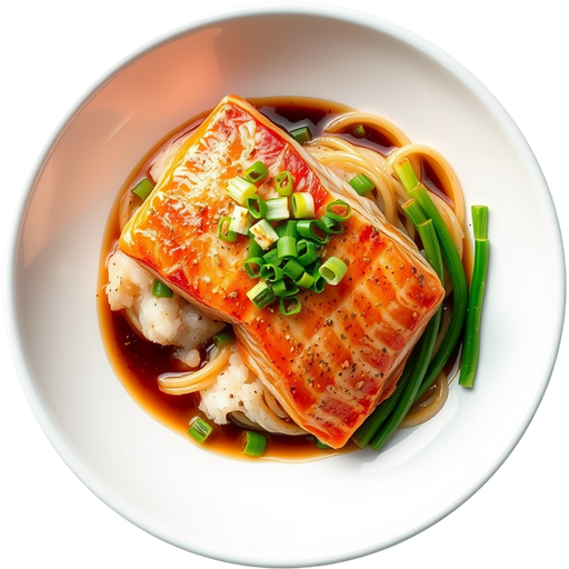 Sake Salmon dish
