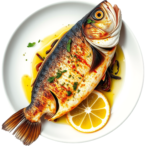 Seared Bass dish