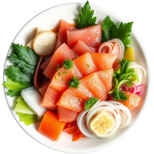 Sashimi Lunch Special dish