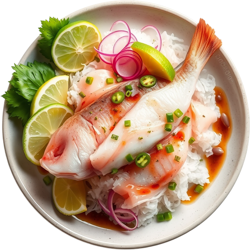 Hamachi Crudo dish