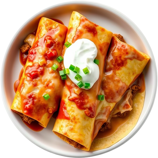 Three Enchiladas dish