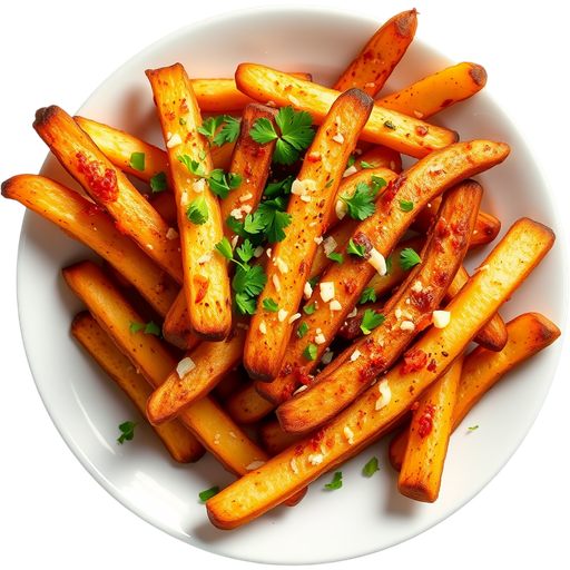 Cajun Garlic Fries dish