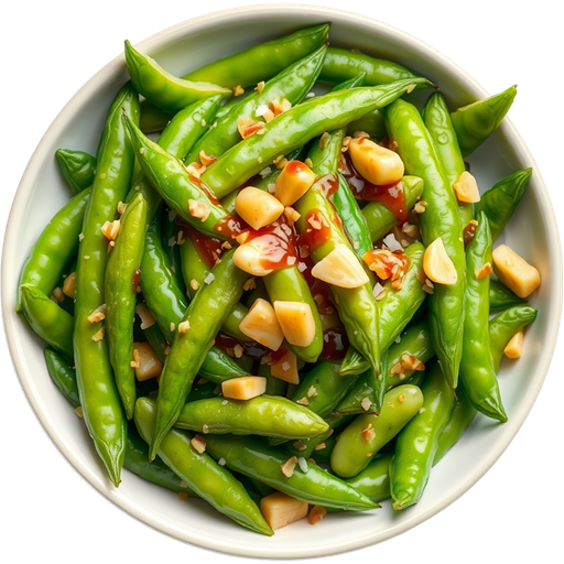 Garlic Edamame dish